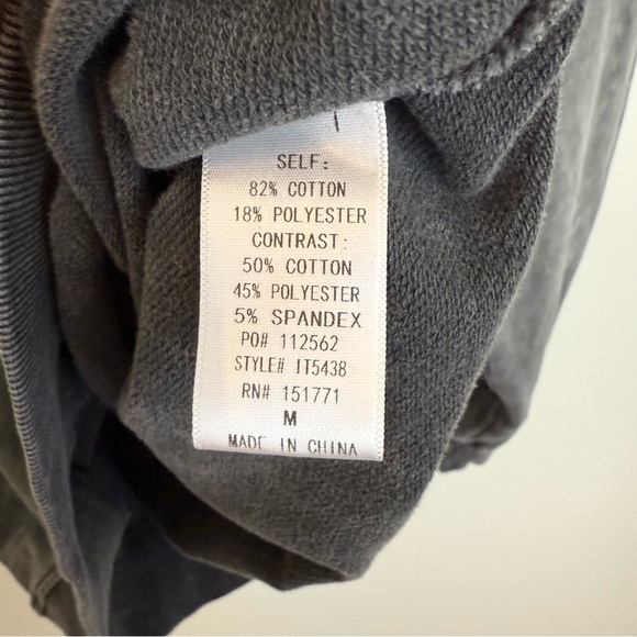 Lelis USA Mineral Wash Crewneck Sweatshirt Sz Medium - Picture 6 of 10